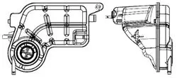 Radyatör Yed.Su Deposu VW A6 2005-2,7-3,0 TDI
