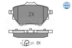 Fren Balatası Opel Grandland X / Combo E (268mm) Arka