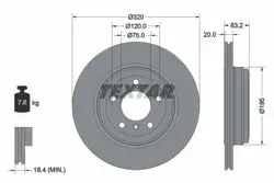 Fren Diski E-60 Arka E-61 / 63 / 64 Tek