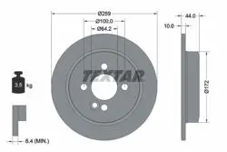 Fren Diski Mini Cooper Arka R-55 / 56 / 57 Tek