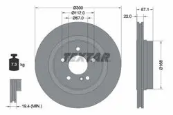Fren Diski 204 Arka C 250 / 300 / 320 / 350 Tek