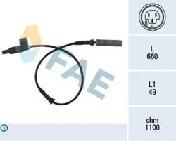 Sensör ABS E-36 Ön