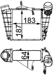 Radyatör VW Interkol Polo 1.4 TDI (Cı298000s)