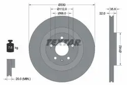 Fren Diski VW A6-A8-A4 2010- Quatro Arka 330X22