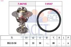 Termostat Yaris 1,0 1999-2005 Daihatsu Srıon 1,0 2000- 1,3 2005- 107 C1 Aygo 1.0 06-(Contalı)