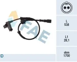 ABS Devir Sensör Kablosu On T4 91-04 1.9 2.4 2.5 TDI ACV Aab Ajt Axl