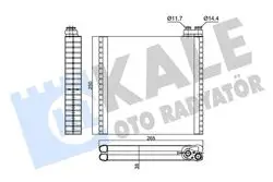 Evaporator Ducato 2,2 2,3 3,0 06-221X240x38