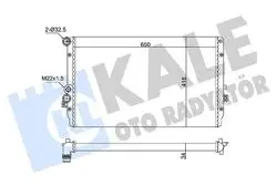 Motor Su Radyatörü Golf IV Bora 1.9 TDI Leon 1.9 TDI 00-06 (Mekanik-650X416x34)