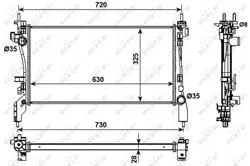Motor Su Radyatörü Bipper Nemo Dv4td (1,4Hdı) Fiorino 1,3 JTD Multijet 08 >