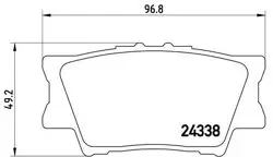 Fren Balatası Rav-4 06-12-Arka