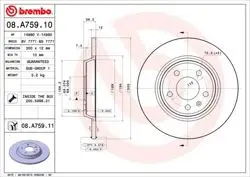 Fren Diski VW A4-A5-Q5 2008- A6 2012-Arka 300X12