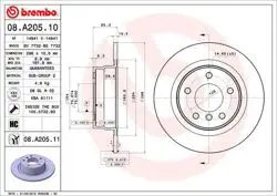 Fren Diski E-87 / 90 / 91 Arka 120 / 318 / 320 Düz Tek