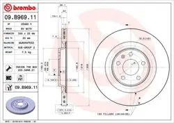 Fren Diski VW A6-A8-A4 2010- Quatro Arka 330X22