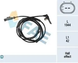 Tekerlek Devir Sensörü Ön Sol Alfa 147 1.6 16V 2.0 16V 1.9 JTD 01 -