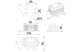 Mini Cooper S R56-R60 Motor Yağ Soğutucu 11427552687