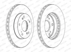 Honda Civic 01-06 Crz 11-14 Hybrıd Ön Fren Disk 45251-Szt-030
