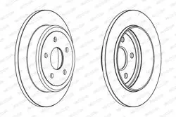 Jeep Commander G.Cherokee 01-14 Arka Fren Diski