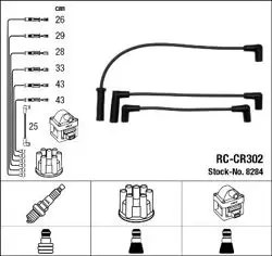 Jeep Cherokee Wrangler 4.0 Buji Kablo Set Rc-Cr30