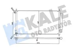 Klima Radyatörü Honda Civic 1.6 1.8 2012 2016 (692×371×16)