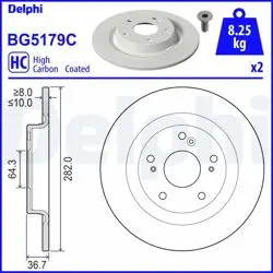 Fren Diski (Çiftli Paket)-Boyalı, Delikli