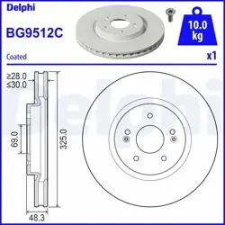 Fren Diski (Tekli Paket)-Boyalı, Delikli