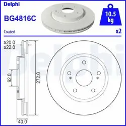 Fren Diski (Çiftli Paket)-Boyalı, Delikli