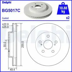 Fren Diski (Çiftli Paket)-Boyalı, Delikli