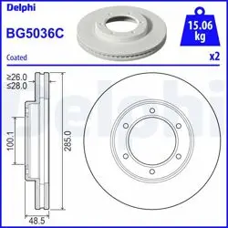Fren Diski (Çiftli Paket)-Boyalı, Deliksiz
