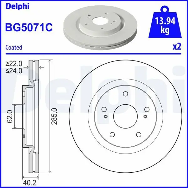 Fren Diski (Çiftli Paket)-Boyalı, Deliksiz
