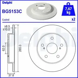 Fren Diski (Çiftli Paket)-Boyalı, Deliksiz