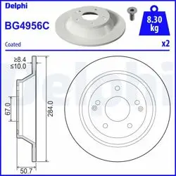 Fren Diski (Çiftli Paket)-Boyalı, Deliksiz
