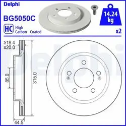 Fren Diski (Çiftli Paket)-Boyalı, Delikli