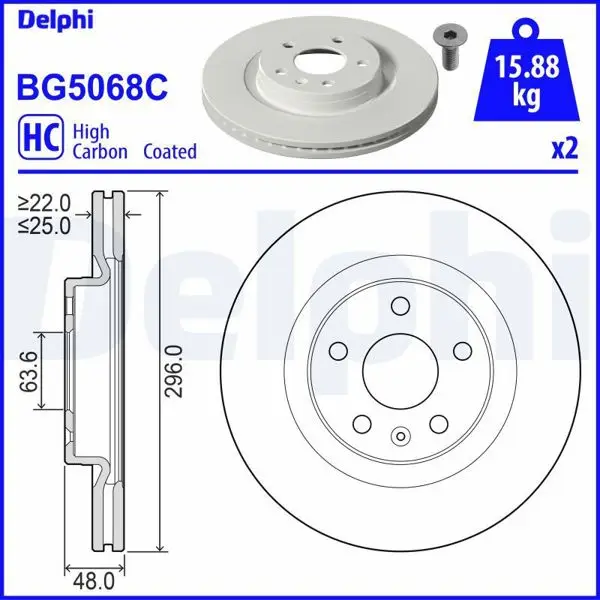 Fren Diski (Çiftli Paket)-Boyalı, Delikli