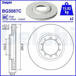 Fren Diski (Çiftli Paket)-Boyalı, Delikli