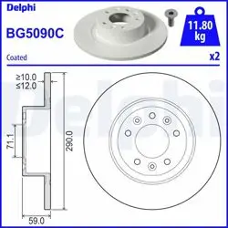 Fren Diski (Çiftli Paket)-Boyalı, Delikli