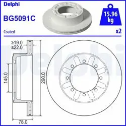 Fren Diski (Çiftli Paket)-Boyalı, Deliksiz