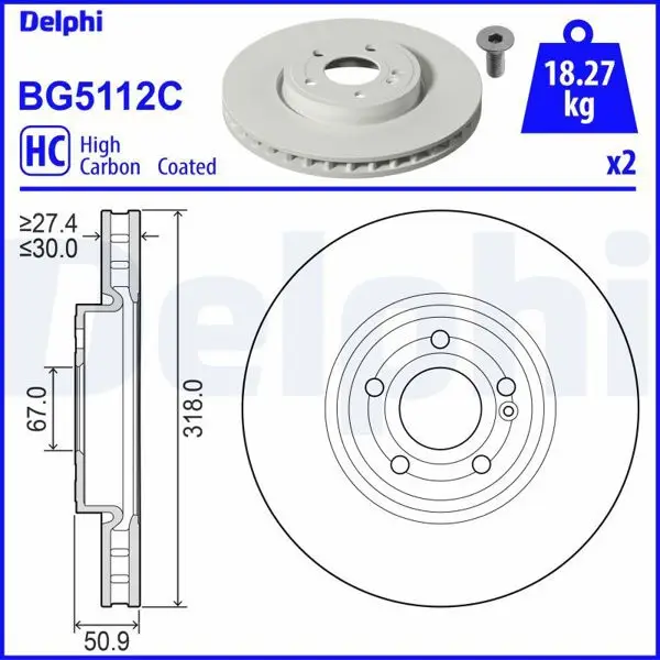 Fren Diski (Çiftli Paket)-Boyalı, Delikli