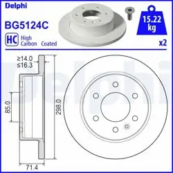 Fren Diski (Çiftli Paket)-Boyalı, Delikli