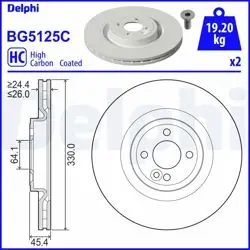Fren Diski (Çiftli Paket)-Boyalı, Delikli