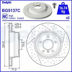 Fren Diski (Çiftli Paket)-Boyalı, Delikli