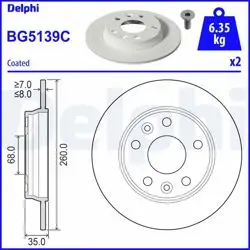 Fren Diski (Çiftli Paket)-Boyalı, Delikli