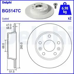 Fren Diski (Çiftli Paket)-Boyalı, Delikli