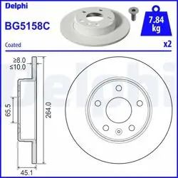 Fren Diski (Çiftli Paket)-Boyalı, Delikli