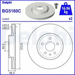 Fren Diski (Çiftli Paket)-Boyalı, Delikli