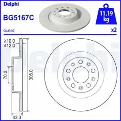 Fren Diski (Çiftli Paket)-Boyalı, Deliksiz