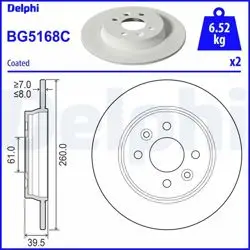 Fren Diski (Çiftli Paket)-Boyalı, Deliksiz