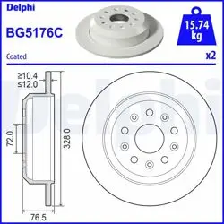 Fren Diski (Çiftli Paket)-Boyalı, Deliksiz