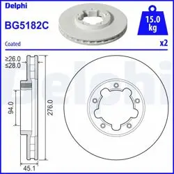 Fren Diski (Çiftli Paket)-Boyalı, Deliksiz