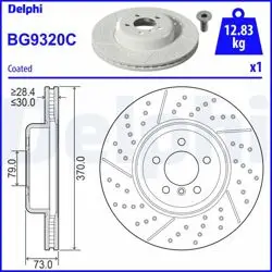 Fren Diski (Tekli Paket)-Boyalı, Delikli