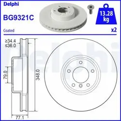 Fren Diski (Tekli Paket)-Boyalı, Delikli